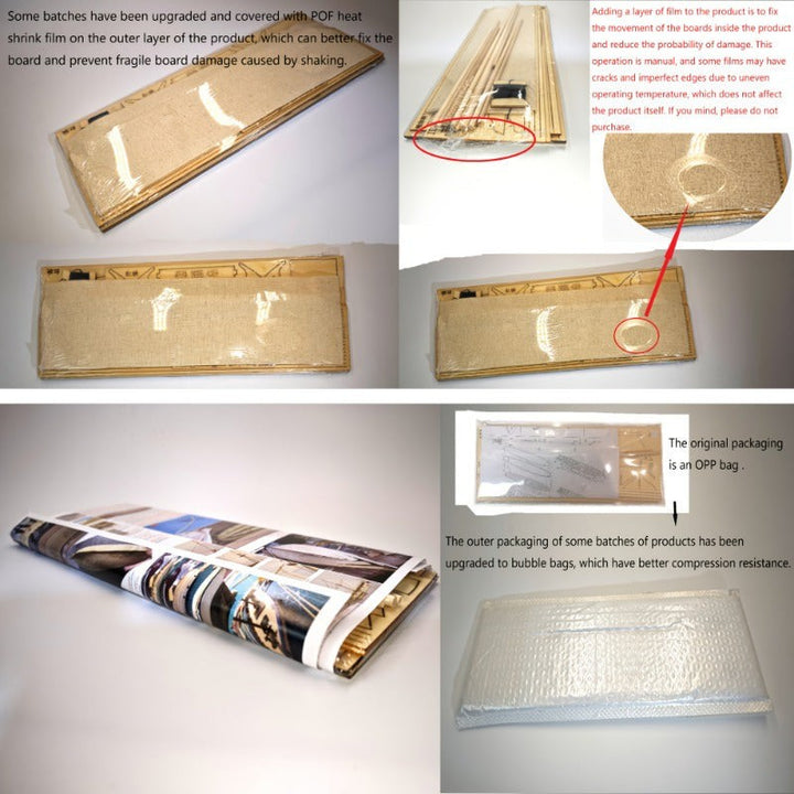 Wooden sailing ship model with rigged sails - product photo 6
