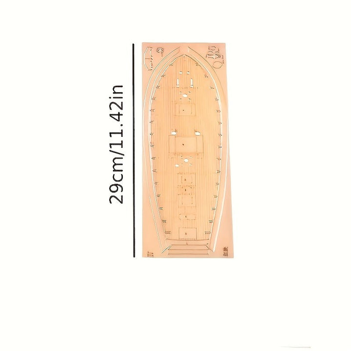 Wooden sailing ship model with rigged sails - product photo 8