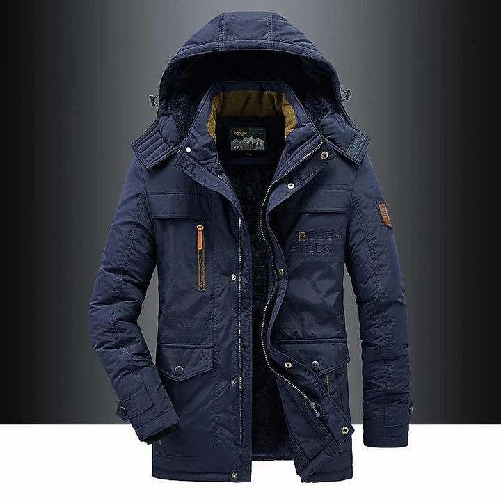Logan | Heavy-Duty Insulated Hooded Winter Jacket For Men