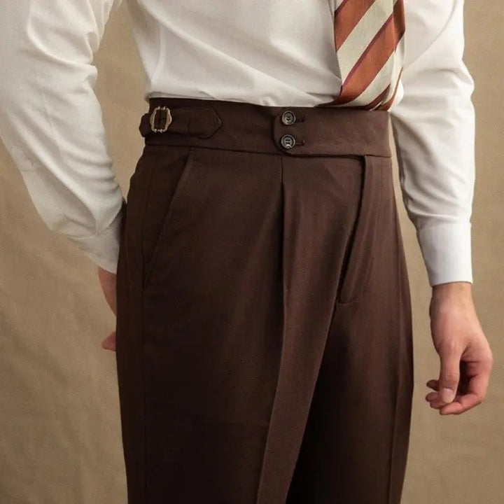 Henry | Men’s Tailored Two-Piece Suit With Double-Breasted Jacket And Peak Lapels